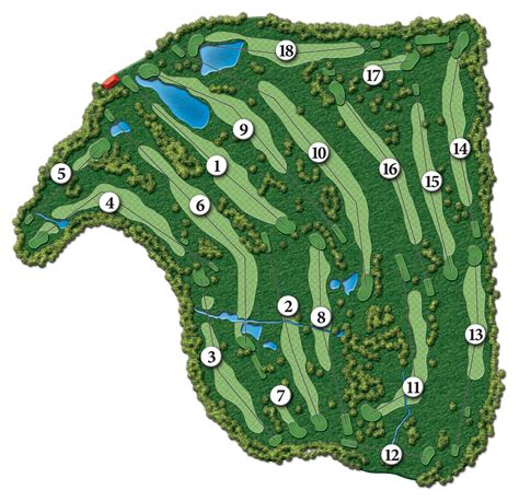 nine springs golf course map